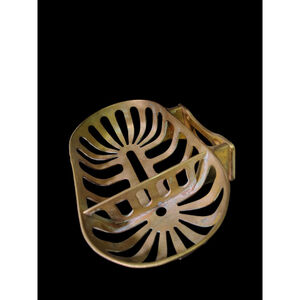 antique brass bathroom kitchen soap holder Art deco victorian sponge tub